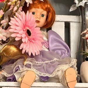 doll sells as is. Plays music. Nothing wrong with her.